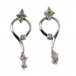Fancy Delicate Diamond Earrings
