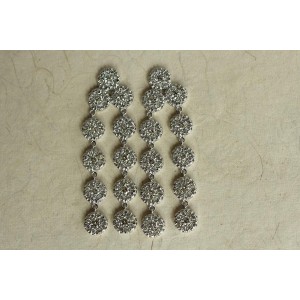 Diamond Earring in White Gold