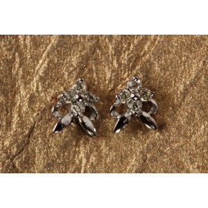 Delicate Earrings with Diamonds