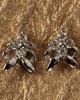 Delicate Earrings with Diamonds