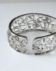 Diamond Bangle in 18k White Gold