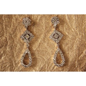 Diamond Dangle Earrings