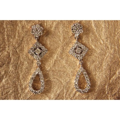 Diamond Dangle Earrings