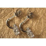 Diamond Heart Earrings