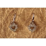 Diamond Heart Earrings