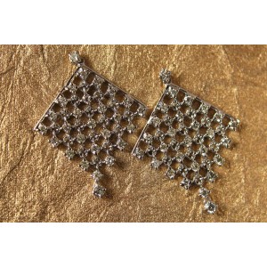 Diamond woven Earrings