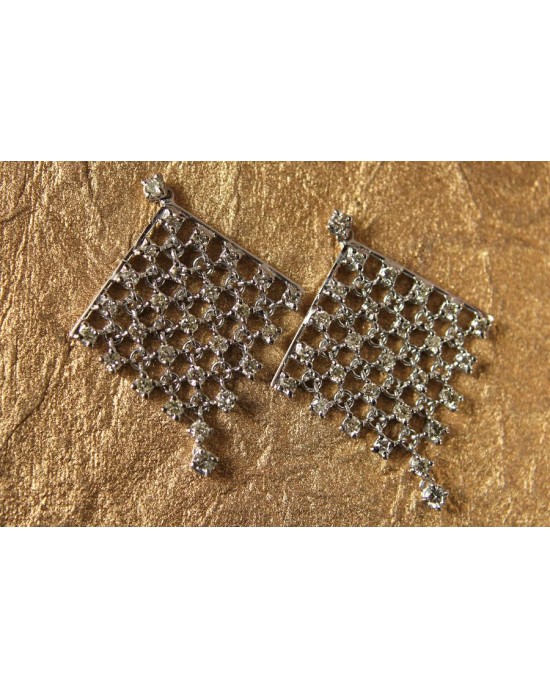 Diamond woven Earrings