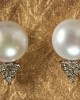 Pearl & Diamond Earring Studs