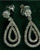 Pear Shape Diamond Earrings