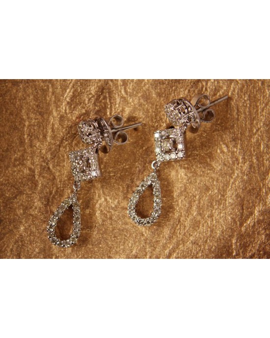 Diamond Dangle Earrings