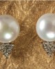 Pearl & Diamond Earring Studs