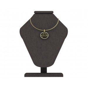 Jai Guru Ji Pendant with diamonds in 14k Gold