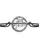 Jai Guru JI Diamond Bracelet in Silver