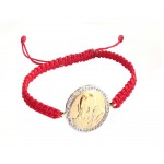 Auspicious Guruji Swaroop bracelet in gold with diamonds