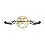 Jai Guru Ji vibrant Gold & diamond Bracelet