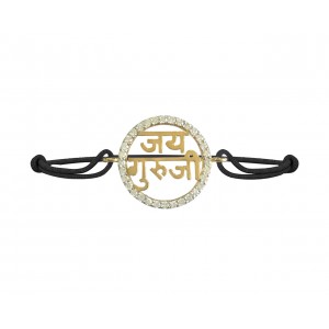 Jai Guru Ji vibrant Gold & diamond Bracelet