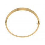 Gena Diamond Half Bangle in 18k gold