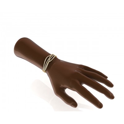 Gena Diamond Half Bangle in 18k gold