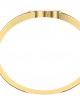 Porpitious Gold OM bangle with diamonds in 14k hallmarked gold