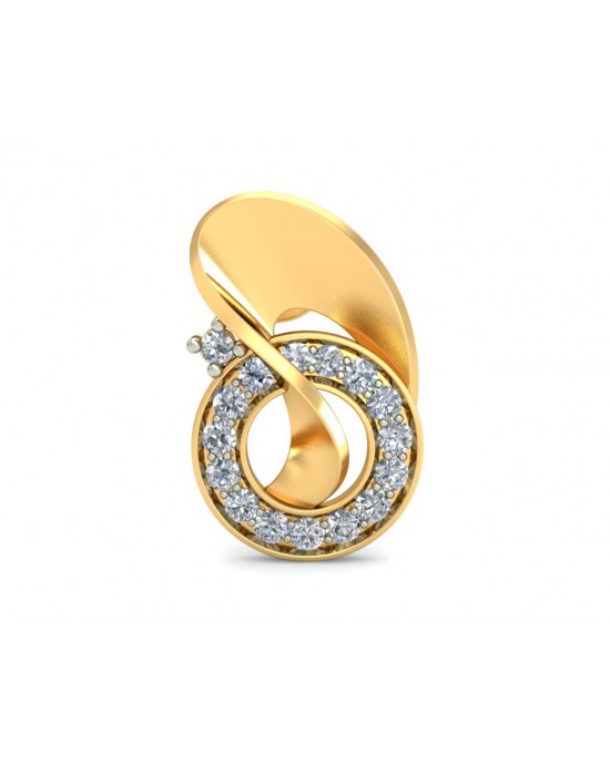 Olivia Diamond Earrings in Gold