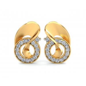 Olivia Diamond Earrings in Gold