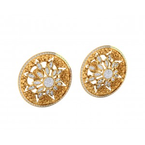 Viny Diamond Earrings in 18k hallmarked gold with certified diamonds