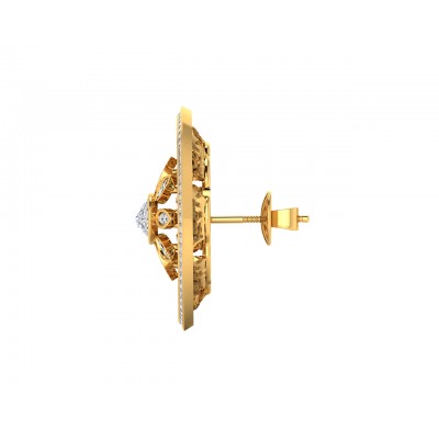 Viny Diamond Earrings in 18k hallmarked gold with certified diamonds