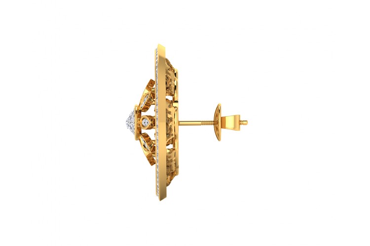 Viny Diamond Earrings in 18k hallmarked gold with certified diamonds