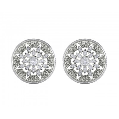 Viny Diamond Earrings in 18k hallmarked gold with certified diamonds