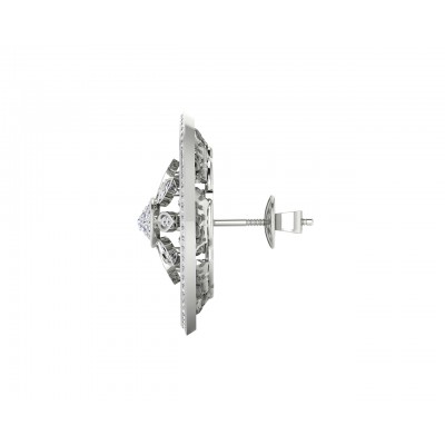 Viny Diamond Earrings in 18k hallmarked gold with certified diamonds