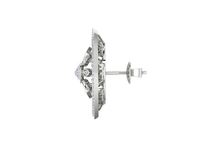 Viny Diamond Earrings in 18k hallmarked gold with certified diamonds