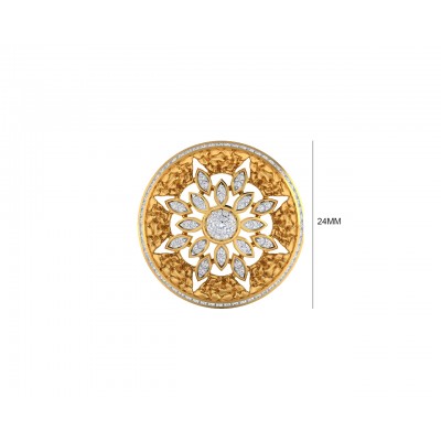 Viny Diamond Earrings in 18k hallmarked gold with certified diamonds