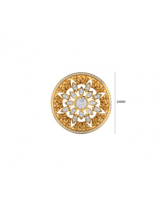 Viny Diamond Earrings in 18k hallmarked gold with certified diamonds