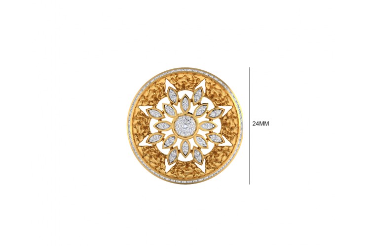 Viny Diamond Earrings in 18k hallmarked gold with certified diamonds