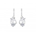 Wagma Diamond dangle drop earrings in gold