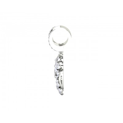 Wagma Diamond dangle drop earrings in gold