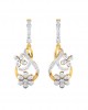 Wagma Diamond dangle drop earrings in gold