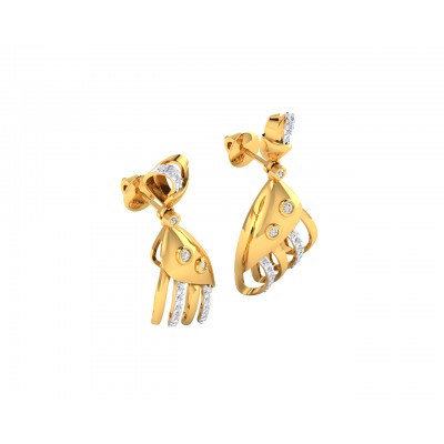 Unice Diamond earrings in 18k gold