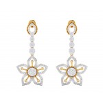 Florina Diamond Dangle drop earrings set in 18k gold