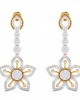 Florina Diamond Dangle drop earrings set in 18k gold