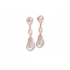 Sica Diamond Danglers in 18k gold