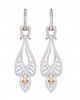 Rena Diamond Dangle drop earrings in Gold