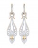 Rena Diamond Dangle drop earrings in Gold