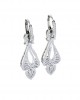 Rena Diamond Dangle drop earrings in Gold