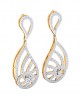 Venna Diamond Danglers in 18k gold