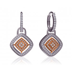 Raby Diamond Earrings in your choice of Gold, white gold or two tone gold