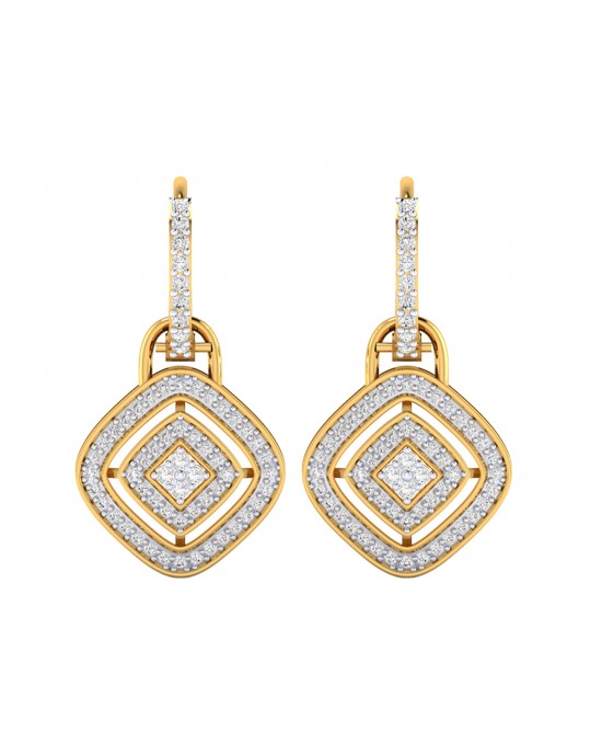 Raby Diamond Earrings in your choice of Gold, white gold or two tone gold