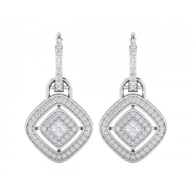 Raby Diamond Earrings in your choice of Gold, white gold or two tone gold