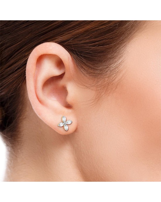 Nova Diamond Studs in 14k  Gold