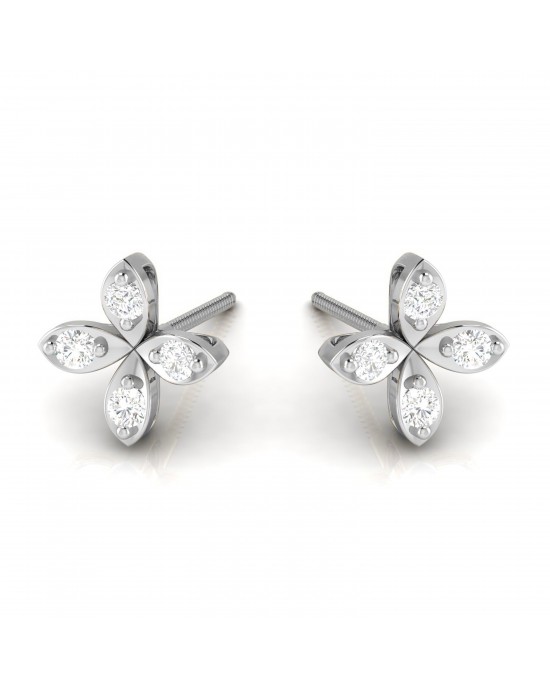 Nova Diamond Studs in 14k  Gold